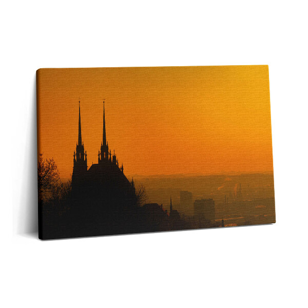 Canvas kép 60x40 A brünni székesegyház látképe