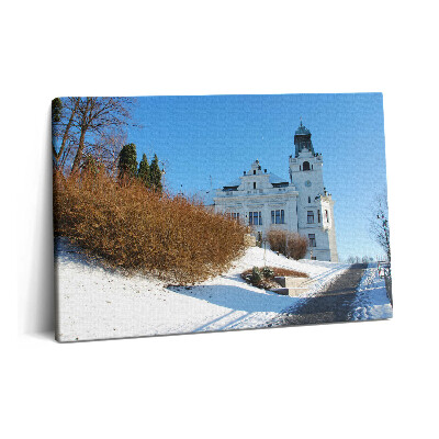 Canvas kép 60x40 Ostrava városa télen