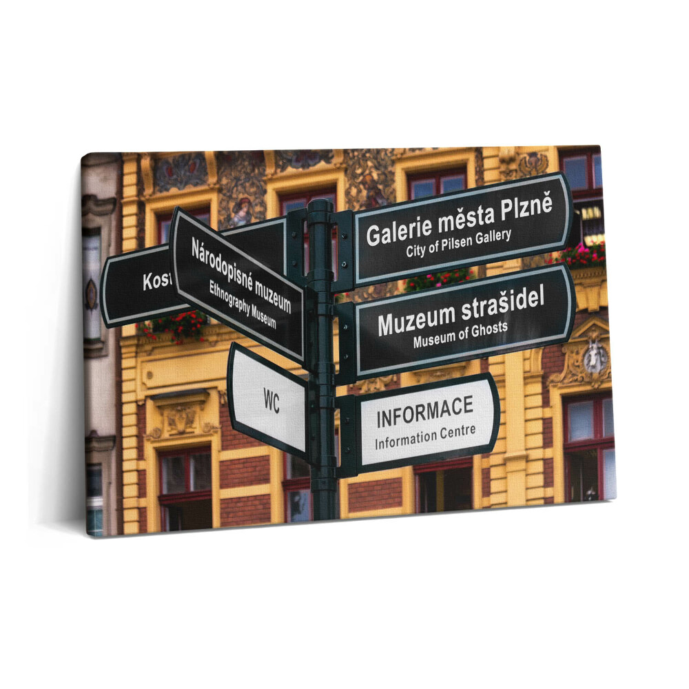 Canvas kép 60x40 Pilseni jelző