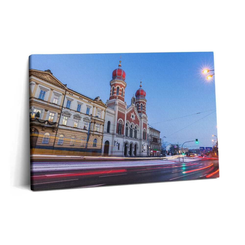 Canvas kép 60x40 Nagy zsinagóga Pilsenben