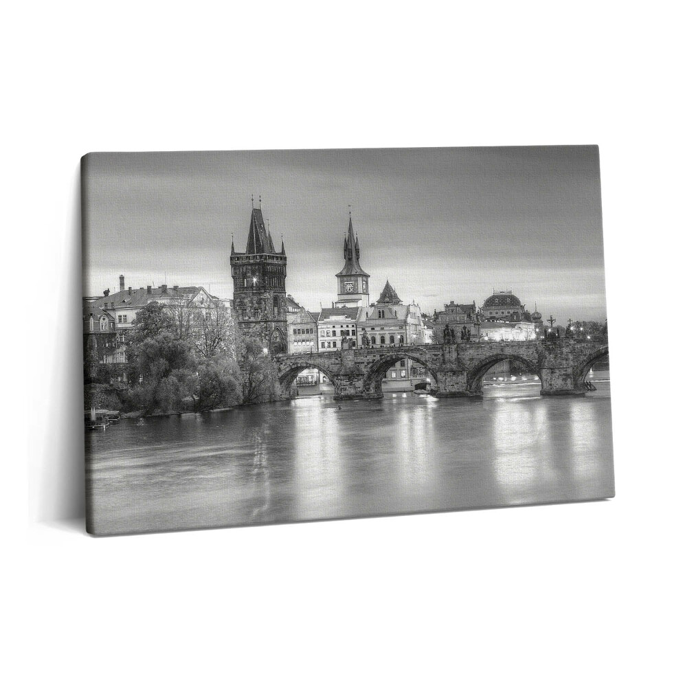 Canvas kép 60x40 A prágai Károly-híd látképe
