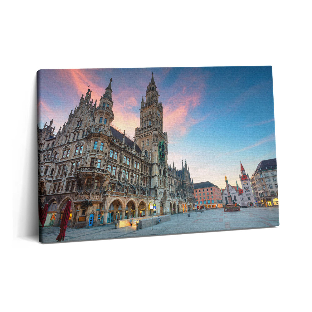 Canvas kép 60x40 Marienplatz Münchenben