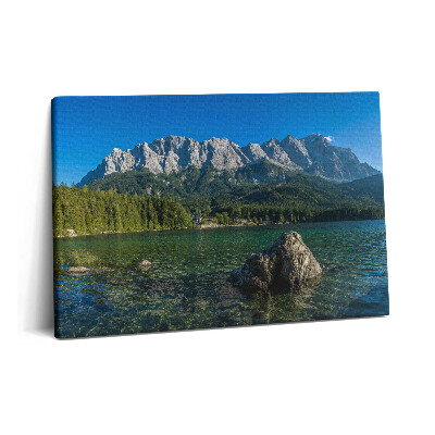 Canvas kép 60x40 Zugspitze csúcs Németországban