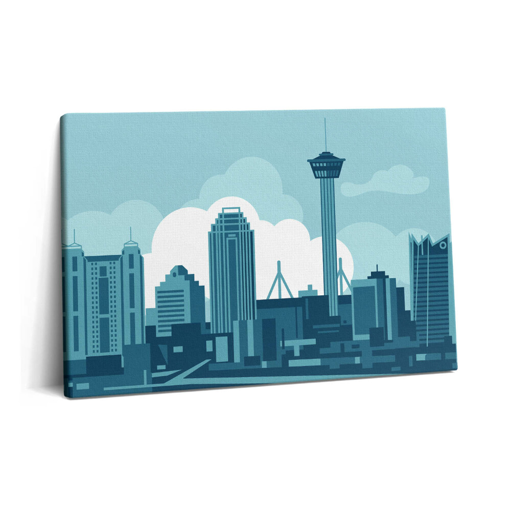 Canvas kép 60x40 San Antonio építészete az Egyesült Államokban