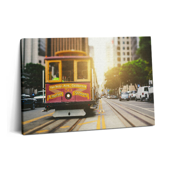 Canvas kép 60x40 San Francisco-i villamos