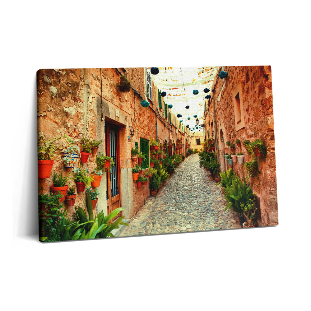 Canvas kép 60x40 Utca Valldemossa faluban