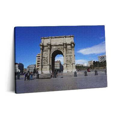 Canvas kép 60x40 Diadalív Marseille-ben Franciaországban