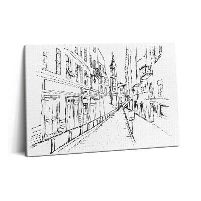Canvas kép 60x40 Városrajz Provence