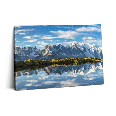 Canvas kép 60x40 Francia Alpok a Chamonix völgyében
