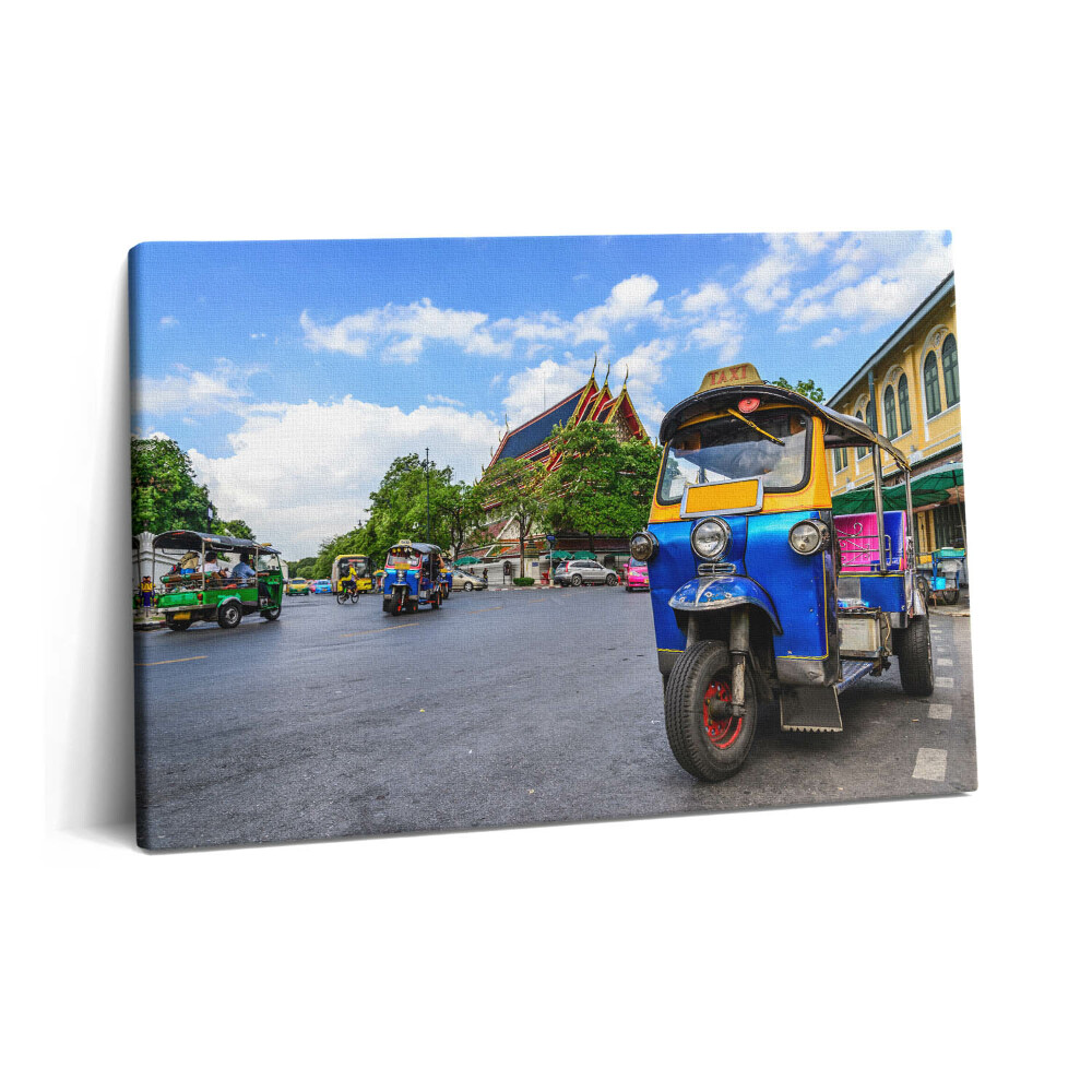 Canvas kép 60x40 Tuk tuk-taxi Bangkokban