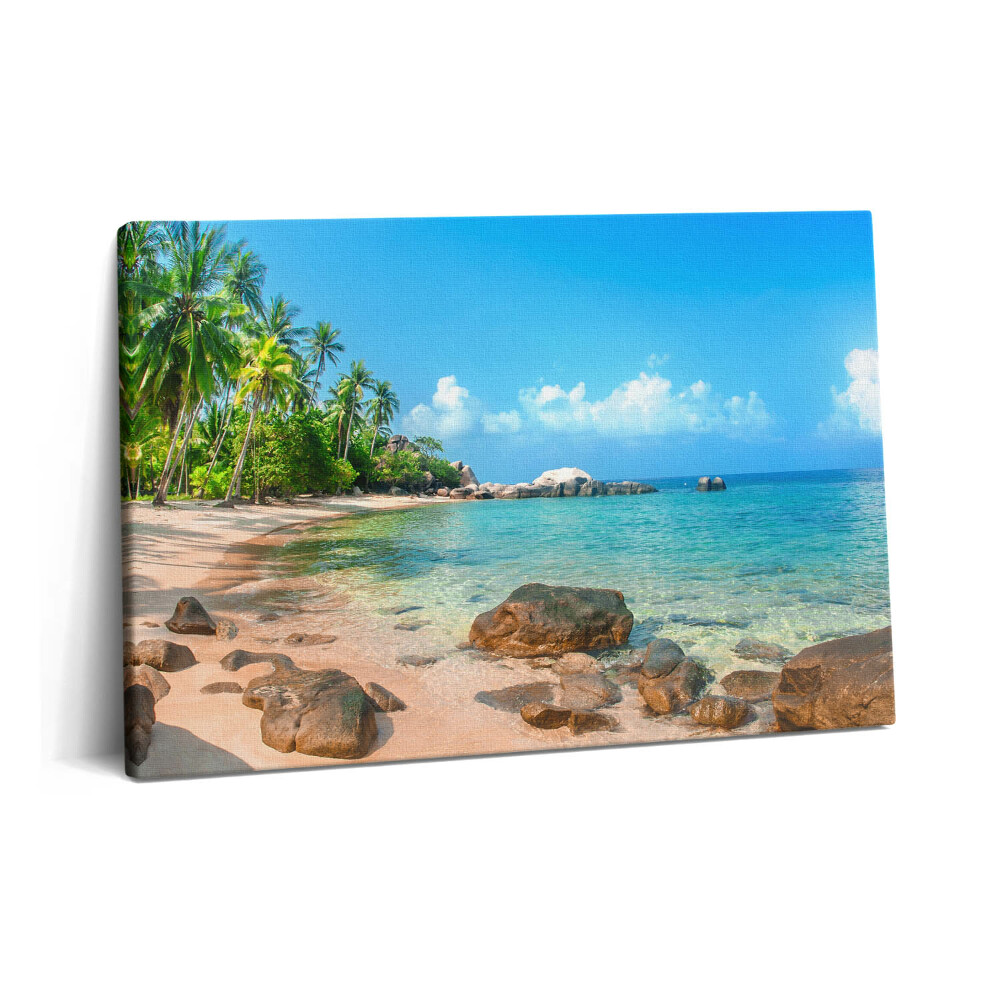 Canvas kép 60x40 Gyönyörű tengerpart Thaiföldön