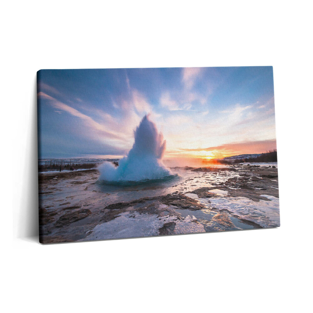 Canvas kép 60x40 Gejzír Izland szigetén