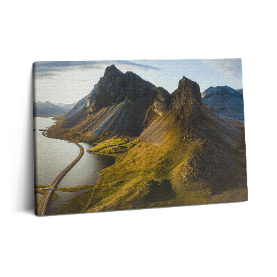 Canvas kép 60x40 Festői út Izlandról