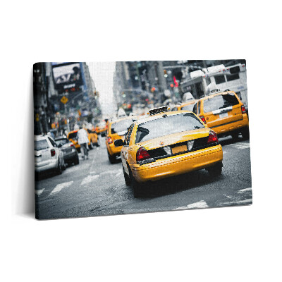Canvas kép 60x40 New York-i taxisok a városi dugóban