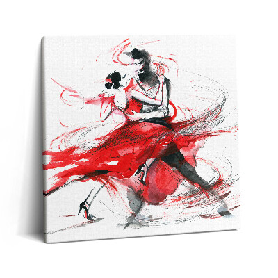 Vászonkép 60x60 Absztrakt egy táncoló pár
