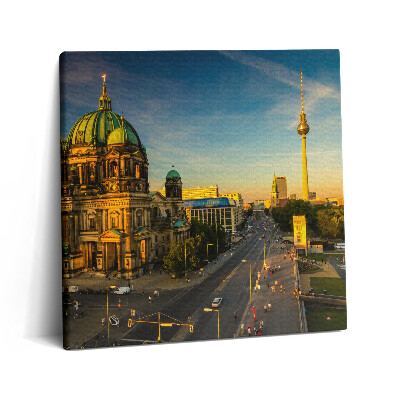 Vászonkép 60x60 Berlin városának látképe