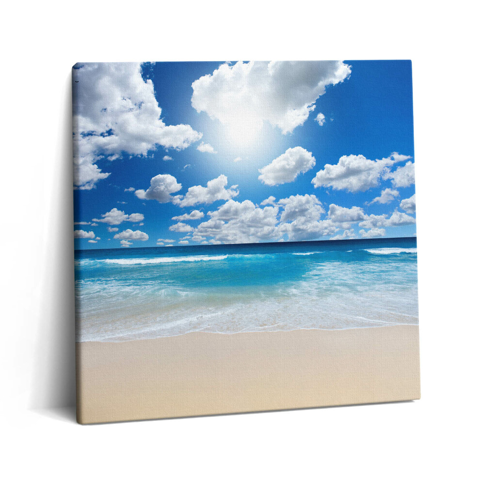 Vászonkép 60x60 Nagy tengerpart és horizont