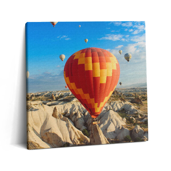 Vászonkép 60x60 Repülő léggömbök