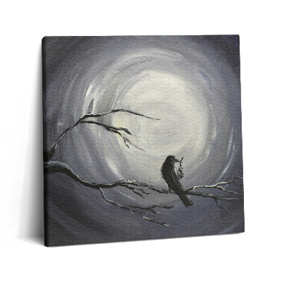 Vászonkép 60x60 Holló a holdfényben