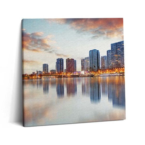 Vászonkép 60x60 Párizsi panoráma az Eiffel-toronnyal