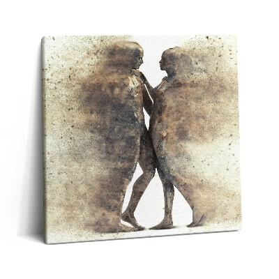 Vászonkép 60x60 Absztrakt emberek és homok