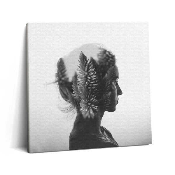 Vászonkép 60x60 Emberi érzékenység és gondolatok