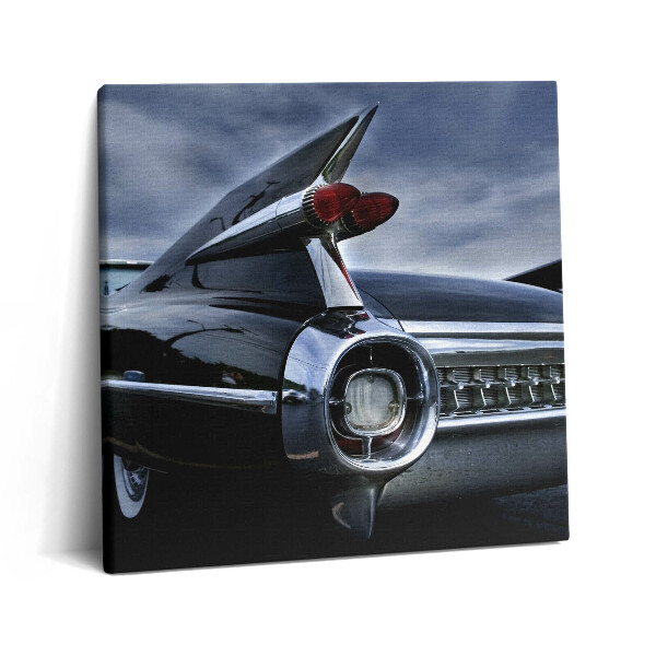 Vászonkép 60x60 Történelmi fekete Cadillac autó