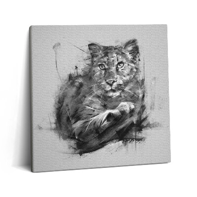 Vászonkép 60x60 Fiatal oroszlán - Hakuna Matata