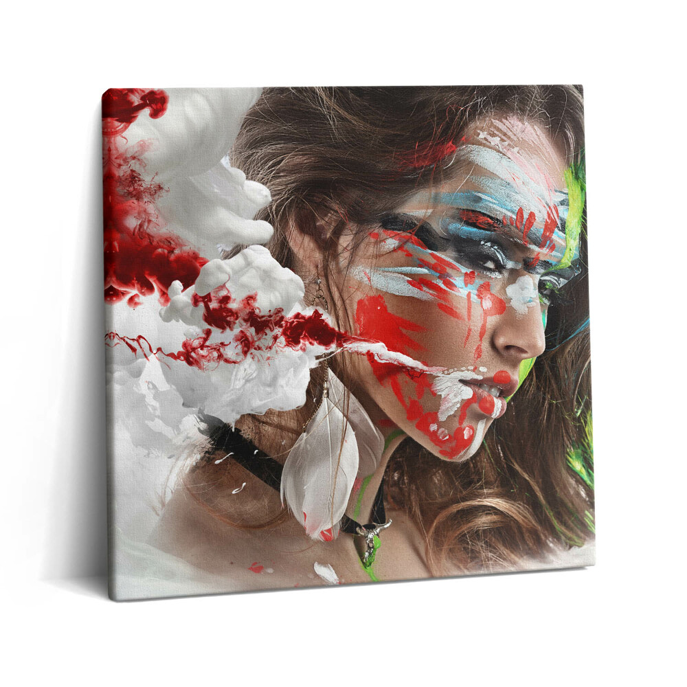 Vászonkép 60x60 Egy indiai nő portréja