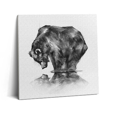 Vászonkép 60x60 Rajzfilm medve