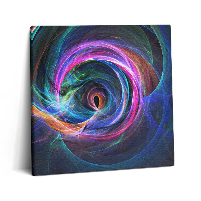 Vászonkép 60x60 Absztrakt - színes fraktál