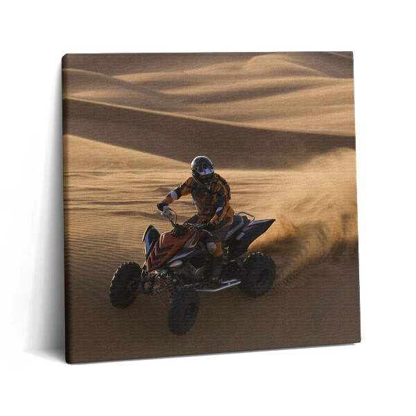 Vászonkép 60x60 ATV-túra a sivatagban