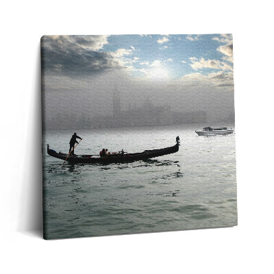 Vászonkép 60x60 Velencei gondolák