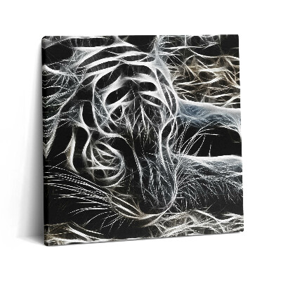 Vászonkép 60x60 Absztrakt tigris minta