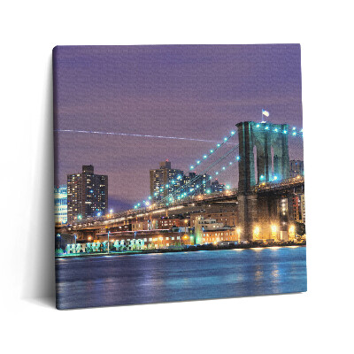 Vászonkép 60x60 Brooklyn híd