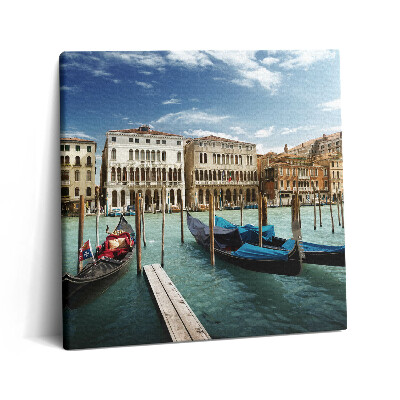 Vászonkép 60x60 Gondolák Velence Olaszország