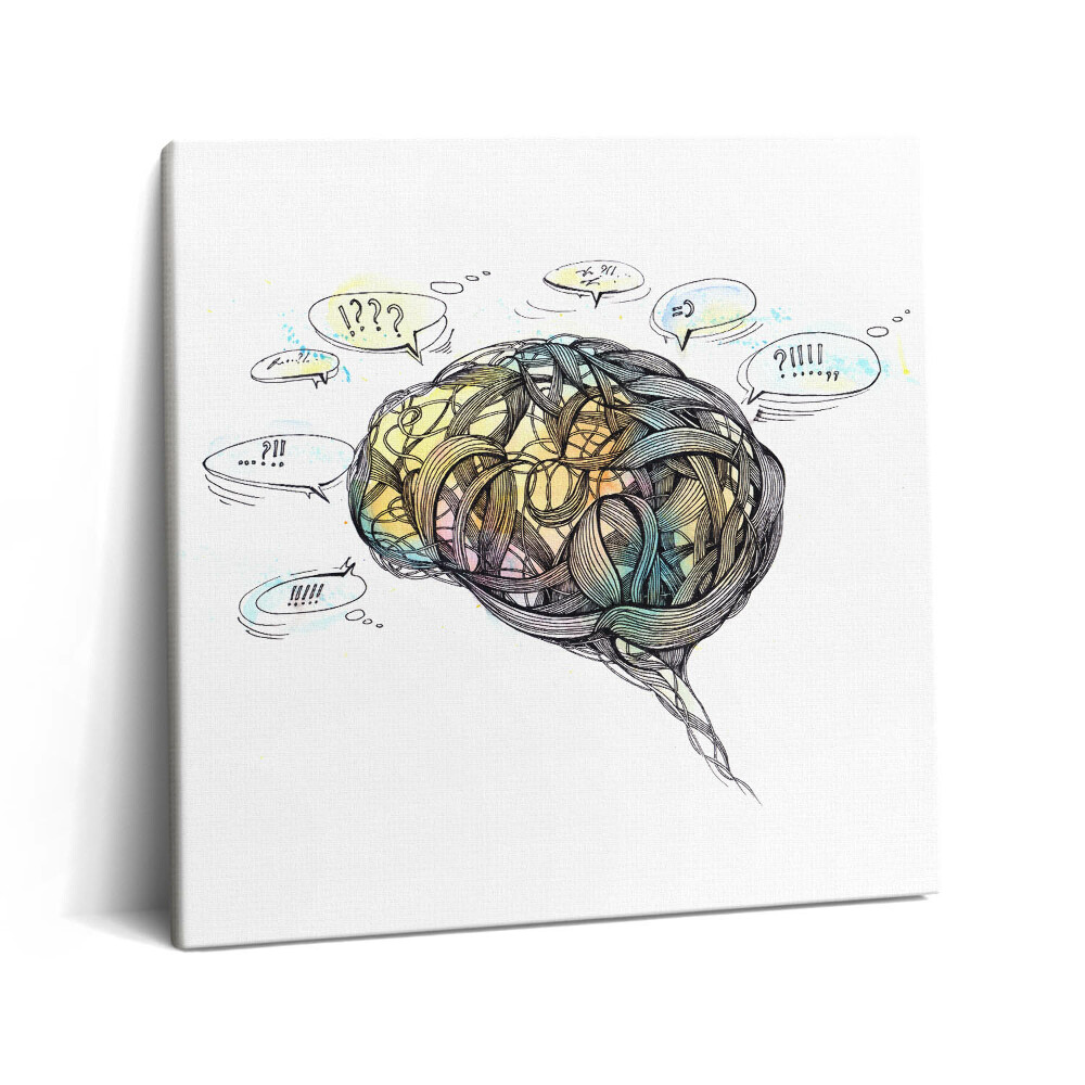 Vászonkép 60x60 Az agy művészi ábrázolása