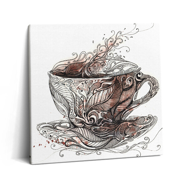 Vászonkép 60x60 Egy csésze kávé