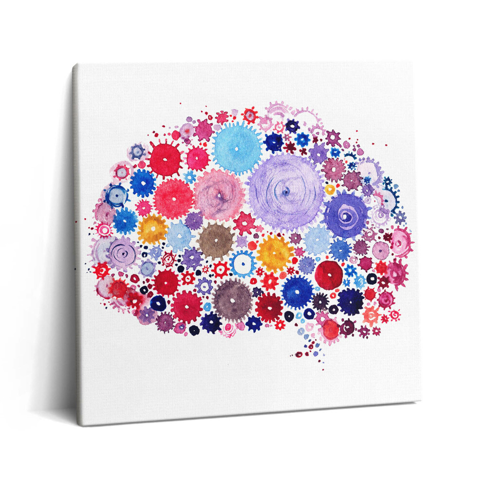 Vászonkép 60x60 Színes absztrakció