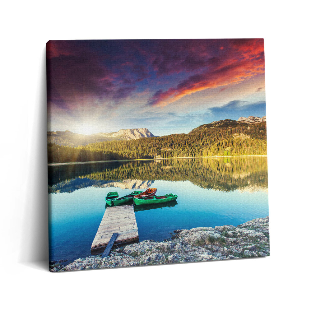 Vászonkép 60x60 Folyami tájkép