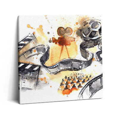 Vászonkép 60x60 Fényképek - fényképezőgép és film