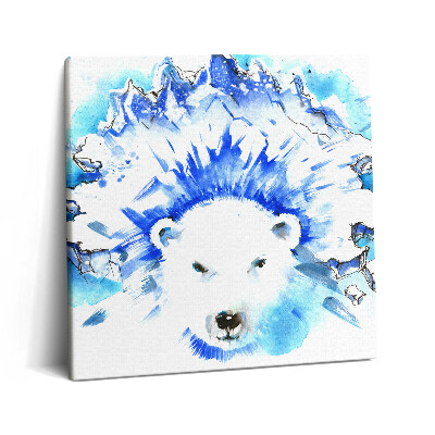 Vászonkép 60x60 Jegesmedve