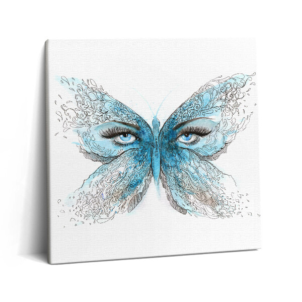 Vászonkép 60x60 Egy pillangó arca