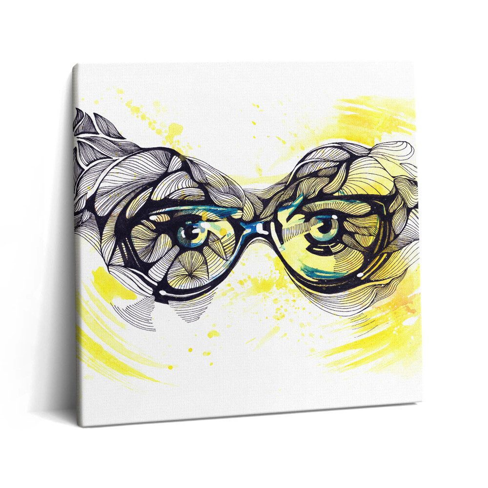 Vászonkép 60x60 Poharak