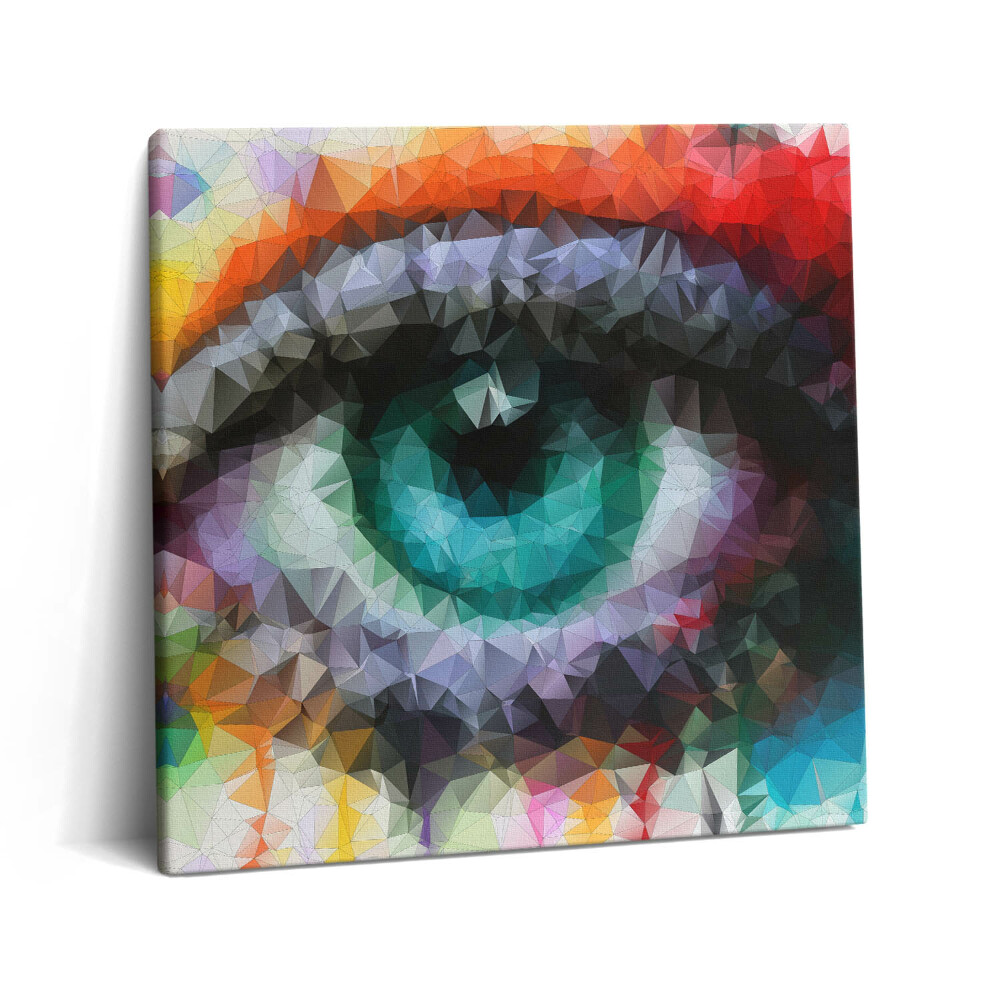 Vászonkép 60x60 Gyönyörű színes emberi szem