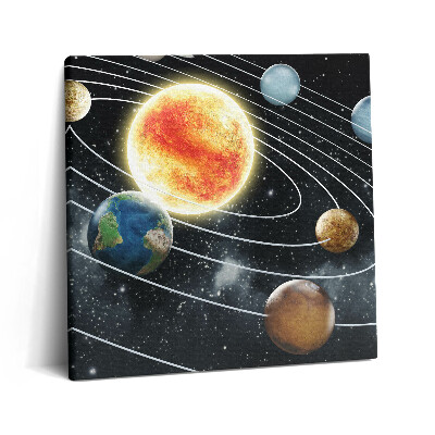 Vászonkép 60x60 Naprendszer