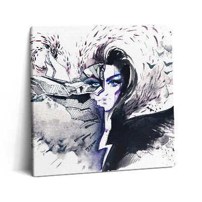 Vászonkép 60x60 Egy nő illusztrációja