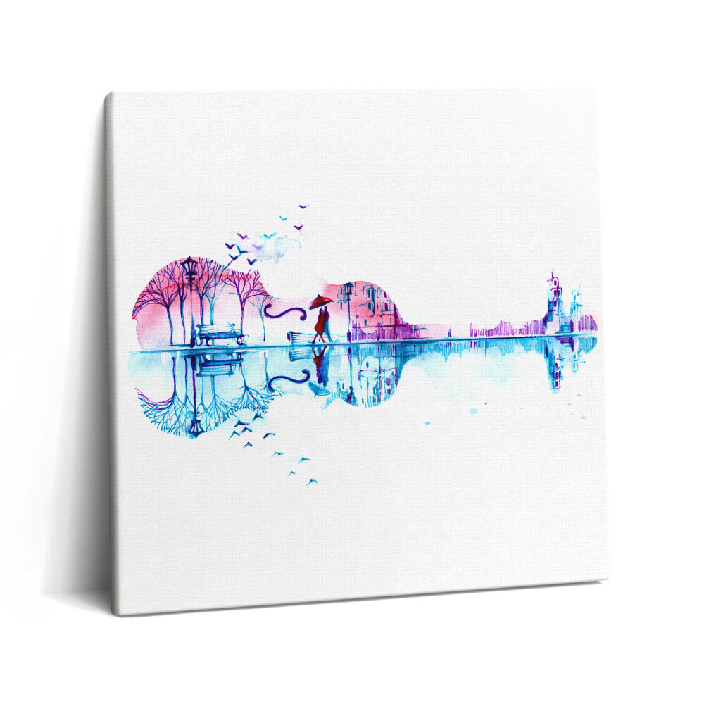 Vászonkép 60x60 Festmény egy celadon egy parkkal