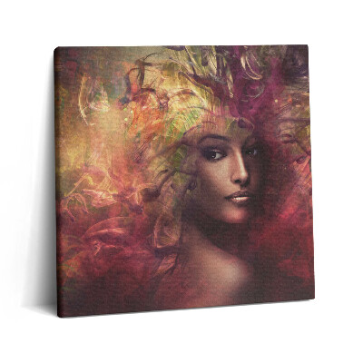 Vászonkép 60x60 Egy nő portréja