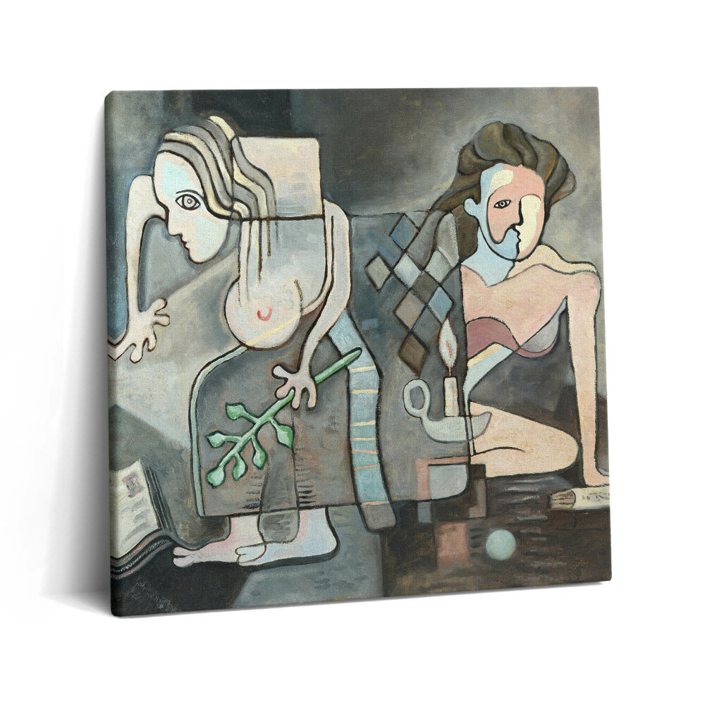 Vászonkép 60x60 Női absztrakció